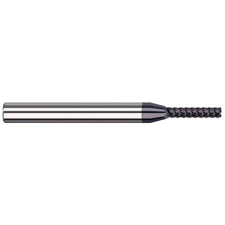 Harvey Tool 7 FL - 0.0930'', 3/32 Cutter DIA x 0.0050'' Radius x 0.1400'', 9/64 LOC - AlTiN Nano Coated 872293-C6